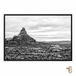 Arcos del Desierto II | Fotografía B/N | Cuadros Fine Art