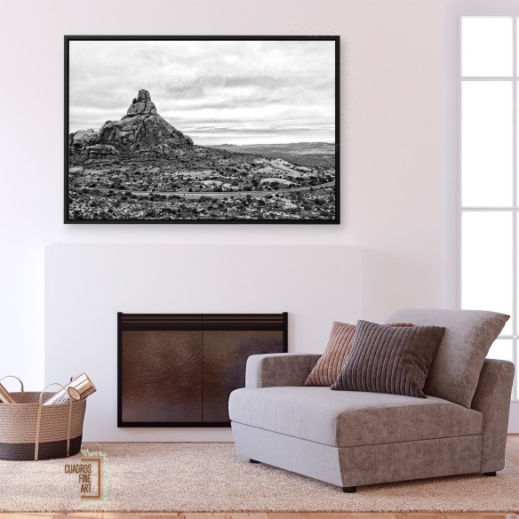 Arcos del Desierto II | Fotografía B/N | Cuadros Fine Art