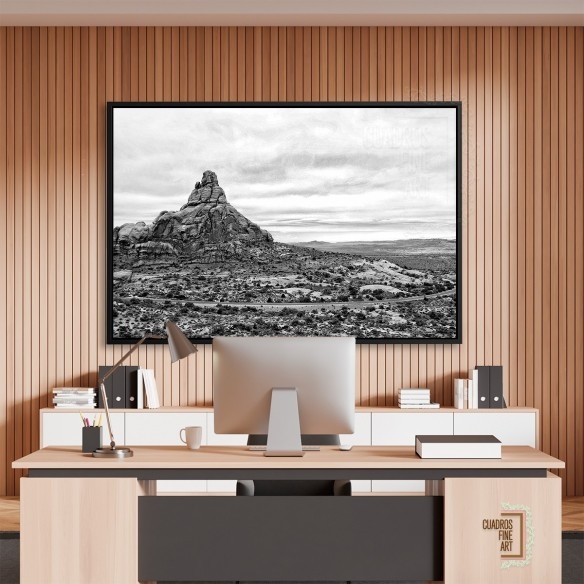 Arcos del Desierto II | Fotografía B/N | Cuadros Fine Art
