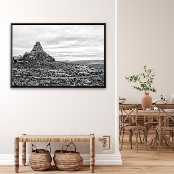Arcos del Desierto II | Fotografía B/N | Cuadros Fine Art