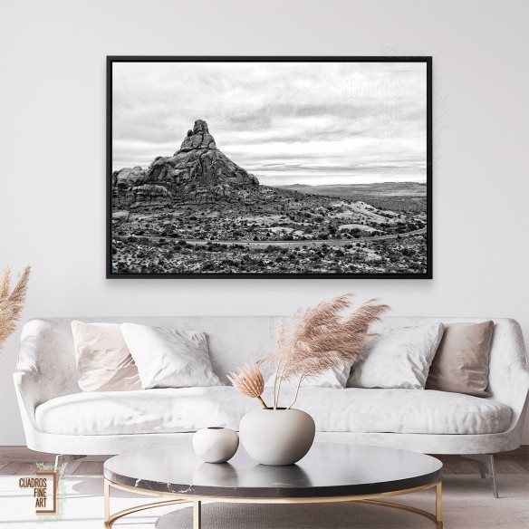 Arcos del Desierto II | Fotografía B/N | Cuadros Fine Art