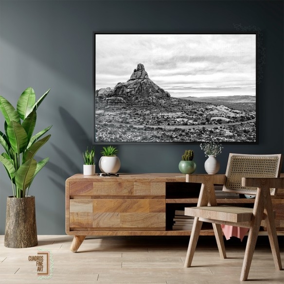Arcos del Desierto II | Fotografía B/N | Cuadros Fine Art
