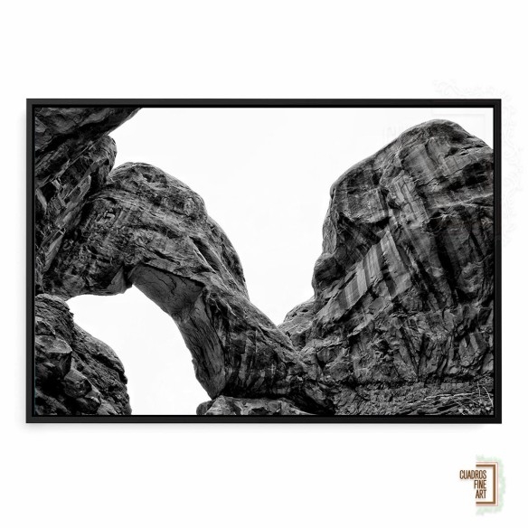 Arcos del Desierto III | Cuadro Fotografía B/N | Cuadros FA