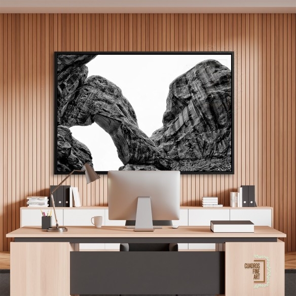 Arcos del Desierto III | Cuadro Fotografía B/N | Cuadros FA