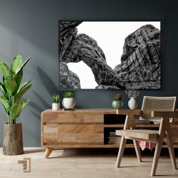 Arcos del Desierto III | Cuadro Fotografía B/N | Cuadros FA