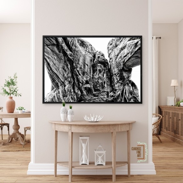 Arcos del Desierto IV | Cuadro Blanco y Negro | Fine Art