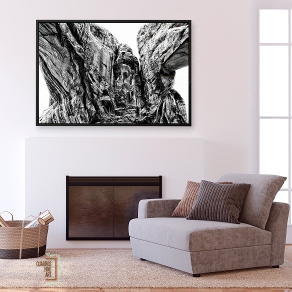 Arcos del Desierto IV | Cuadro Blanco y Negro | Fine Art
