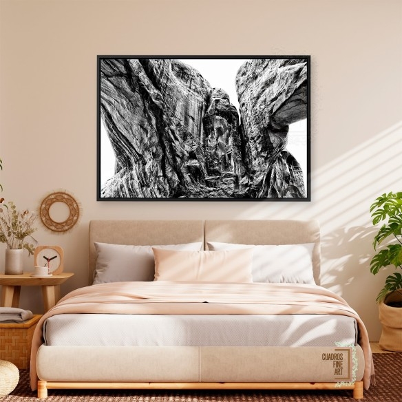 Arcos del Desierto IV | Cuadro Blanco y Negro | Fine Art