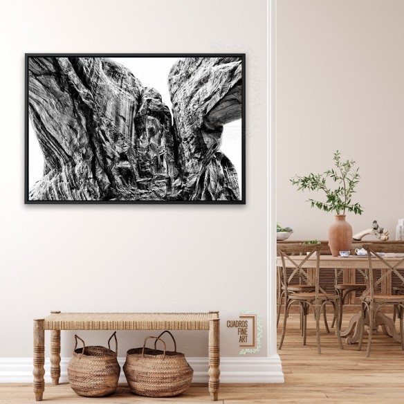 Arcos del Desierto IV | Cuadro Blanco y Negro | Fine Art