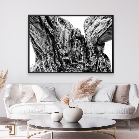Arcos del Desierto IV | Cuadro Blanco y Negro | Fine Art