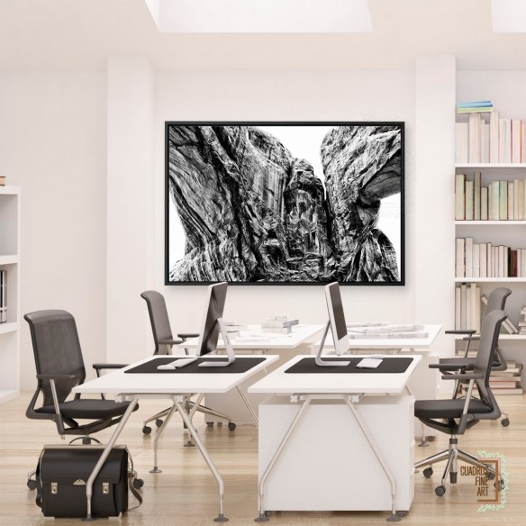 Arcos del Desierto IV | Cuadro Blanco y Negro | Fine Art