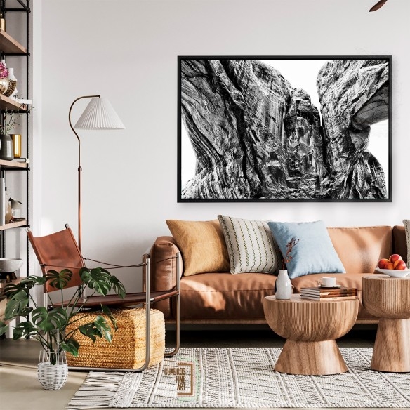Arcos del Desierto IV | Cuadro Blanco y Negro | Fine Art