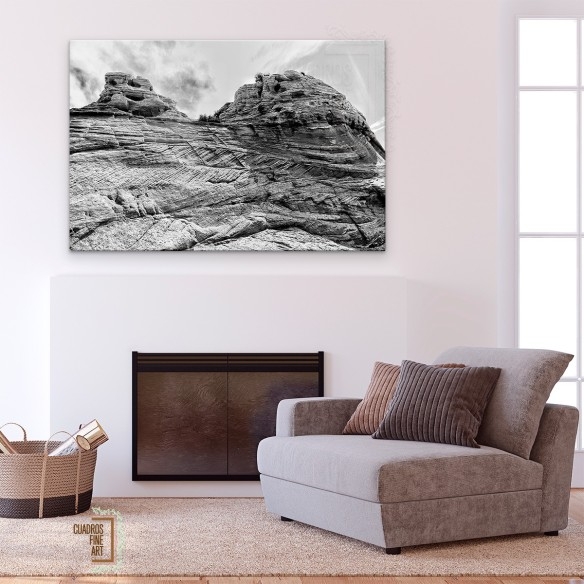Tierras del Cañón I | Cuadro B&N | Cuadros Fine Art