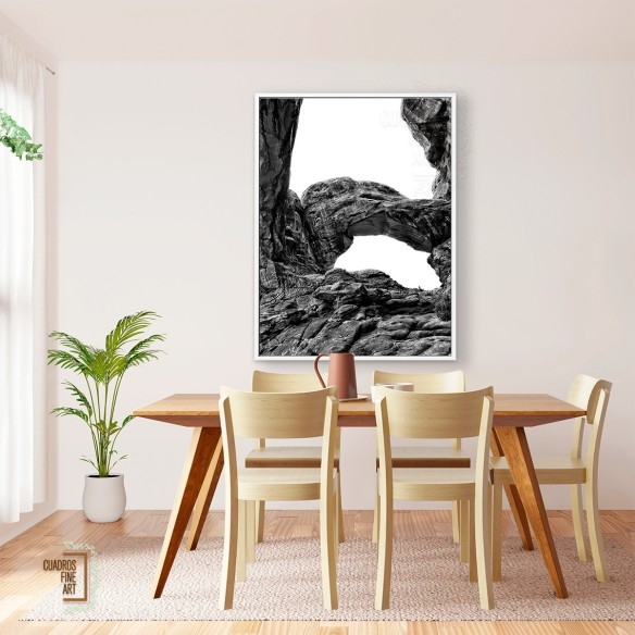 Arcos del Desierto VI | Cuadro Paisaje Blanco y Negro | Fine Art