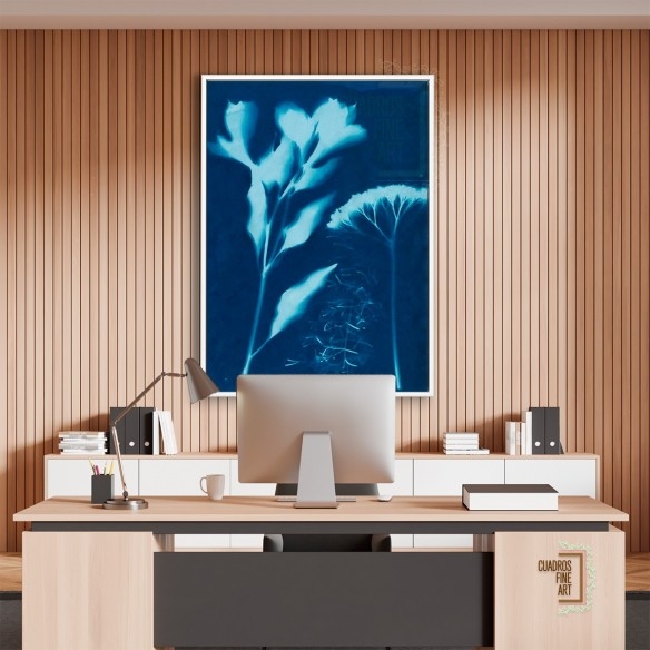 Cianotipo no 15 | Cuadro Botánico | Cuadros Fine Art