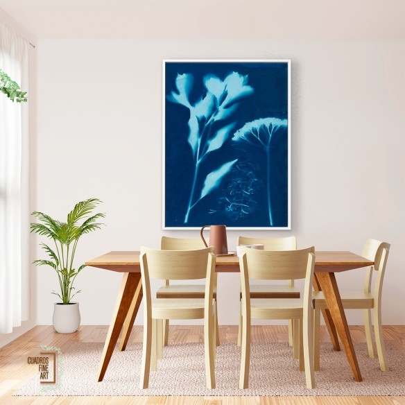 Cianotipo no 15 | Cuadro Botánico | Cuadros Fine Art