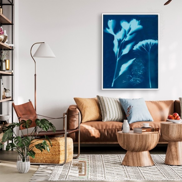 Cianotipo no 15 | Cuadro Botánico | Cuadros Fine Art