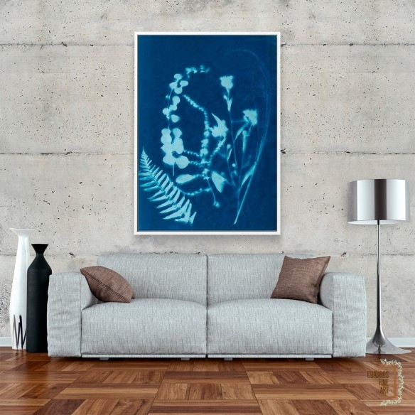 Cianotipo no.16 | Cuadro Botánico | Cuadros Fine Art