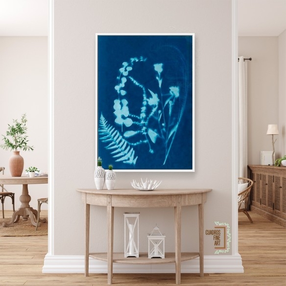 Cianotipo no.16 | Cuadro Botánico | Cuadros Fine Art
