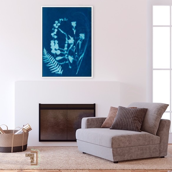 Cianotipo no.16 | Cuadro Botánico | Cuadros Fine Art