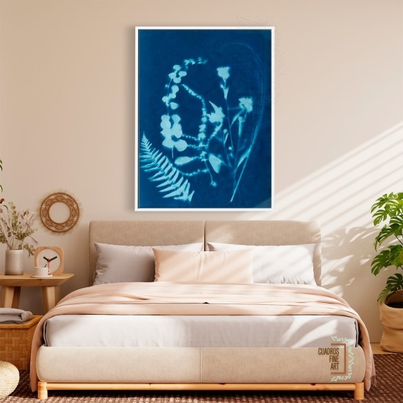 Cianotipo no.16 | Cuadro Botánico | Cuadros Fine Art