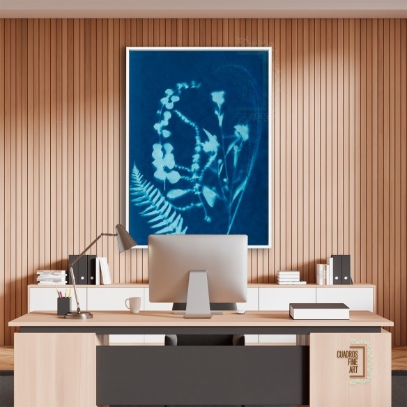 Cianotipo no.16 | Cuadro Botánico | Cuadros Fine Art