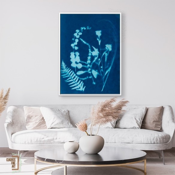 Cianotipo no.16 | Cuadro Botánico | Cuadros Fine Art