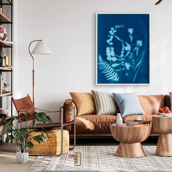Cianotipo no.16 | Cuadro Botánico | Cuadros Fine Art