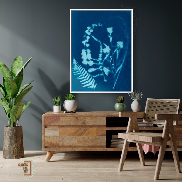 Cianotipo no.16 | Cuadro Botánico | Cuadros Fine Art