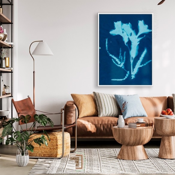 Cianotipo no 17 | Cuadro Botánico | Cuadros Fine Art