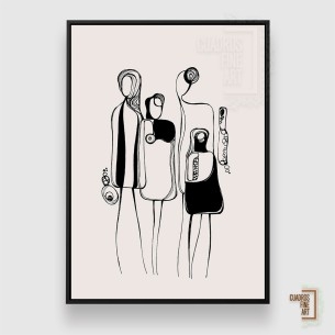 Gente Amiga | Cuadro Figura Humana | Cuadros Fine Art