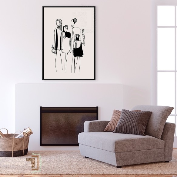 Gente Amiga | Cuadro Figura Humana | Cuadros Fine Art