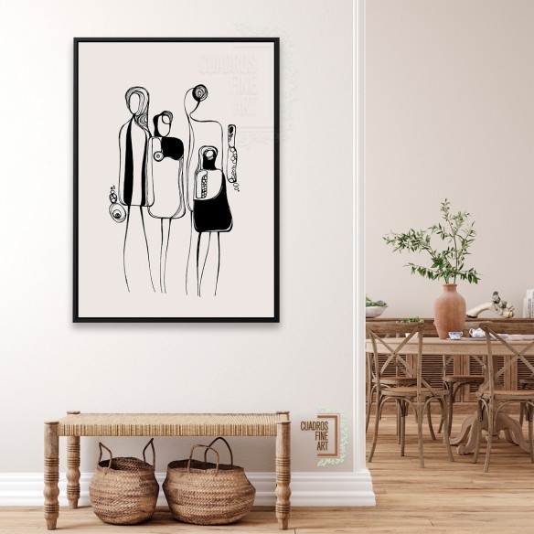 Gente Amiga | Cuadro Figura Humana | Cuadros Fine Art