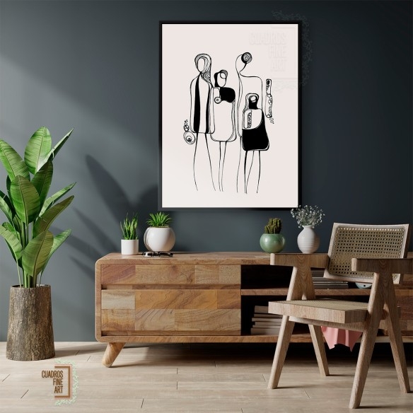 Gente Amiga | Cuadro Figura Humana | Cuadros Fine Art