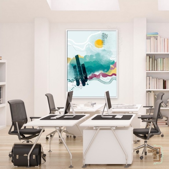 Espuma de mar | Cuadro Abstracto | Cuadros Fine Art