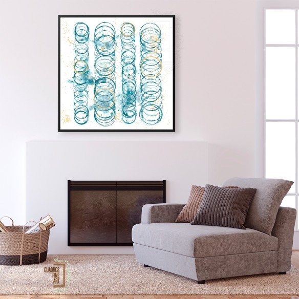 Orden sísmico I | Cuadro Abstracto | Cuadros Fine Art