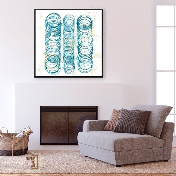 Orden sísmico II | Cuadro abstracto | Cuadros Fine Art
