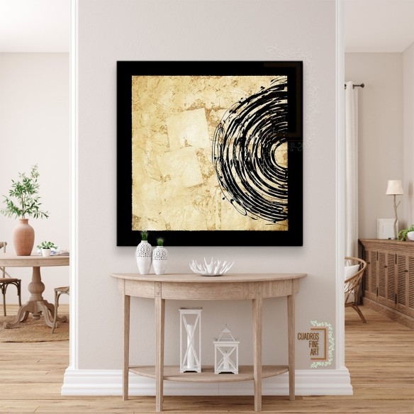 Eclipse Dorado I | Cuadro Abstracto | Cuadros Fine Art