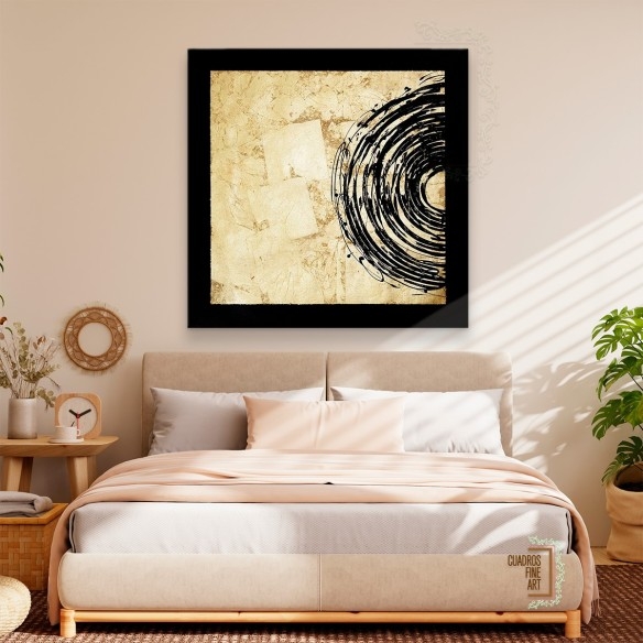 Eclipse Dorado I | Cuadro Abstracto | Cuadros Fine Art