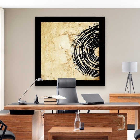 Eclipse Dorado I | Cuadro Abstracto | Cuadros Fine Art