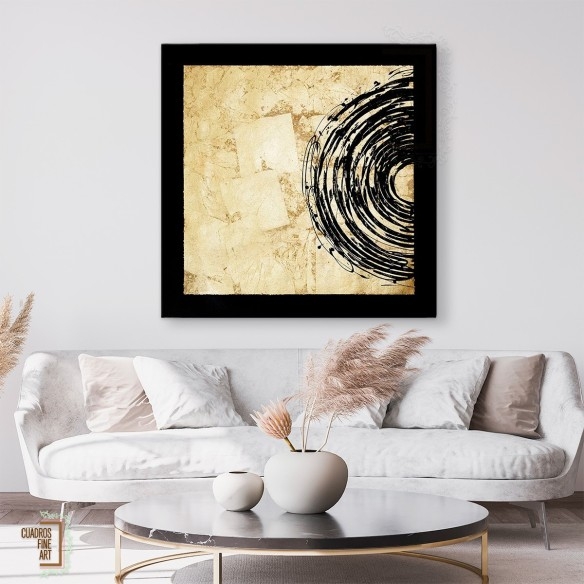 Eclipse Dorado I | Cuadro Abstracto | Cuadros Fine Art