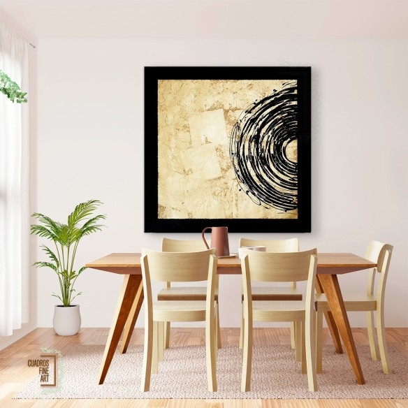Eclipse Dorado I | Cuadro Abstracto | Cuadros Fine Art