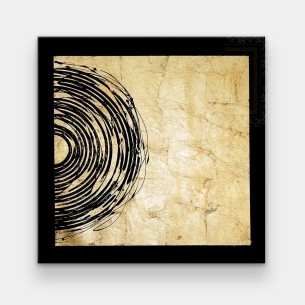 Eclipse Dorado II | Cuadro Abstracto | Cuadros Fine Art