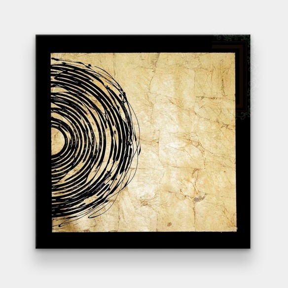 Eclipse Dorado II | Cuadro Abstracto | Cuadros Fine Art