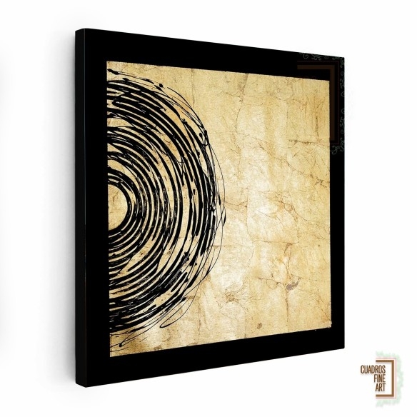 Eclipse Dorado II | Cuadro Abstracto | Cuadros Fine Art