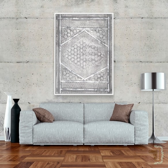 Azteca Neutro I | Cuadro Abstracto | Cuadros Fine Art