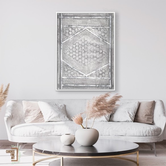 Azteca Neutro I | Cuadro Abstracto | Cuadros Fine Art