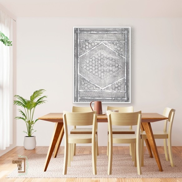 Azteca Neutro I | Cuadro Abstracto | Cuadros Fine Art