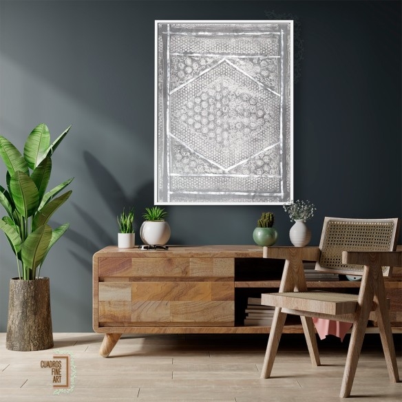 Azteca Neutro I | Cuadro Abstracto | Cuadros Fine Art