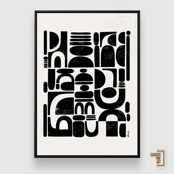 Fragmentado | Cuadro Abstracto | Cuadros Fine Art